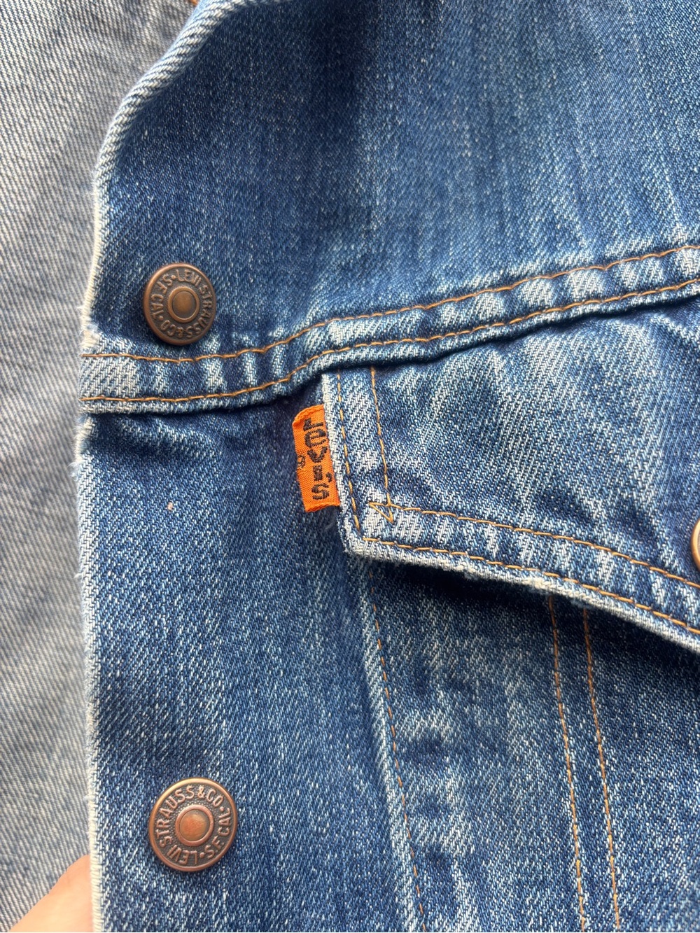 Orange Tab Vintage Levi’s Jean Jacket